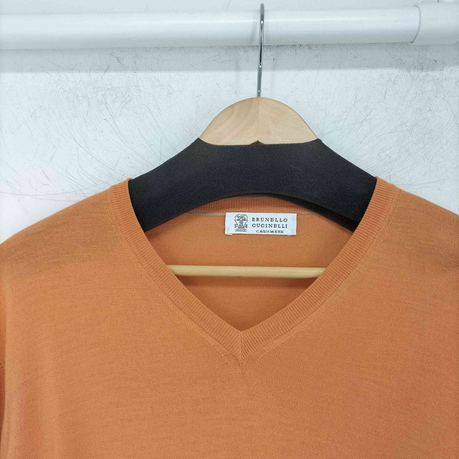 ブルネロ クチネリ Brunello Cucinelli CASHMERE＆WOOL カシミヤ混 V 