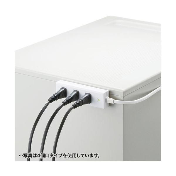 サンワサプライ 雷ガードタップ TAP-SP2113MG-2WN