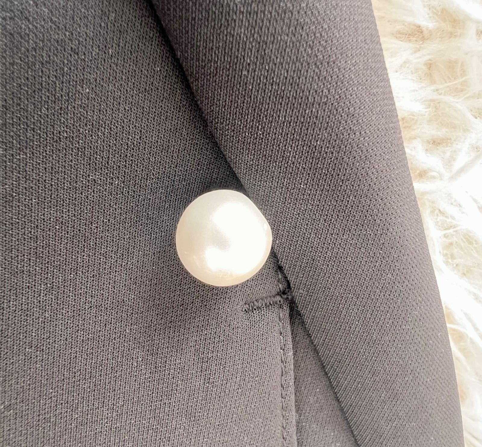 Ame no chi Hare アメノチハレ パンツ S ストレッチサイドパールパンツ