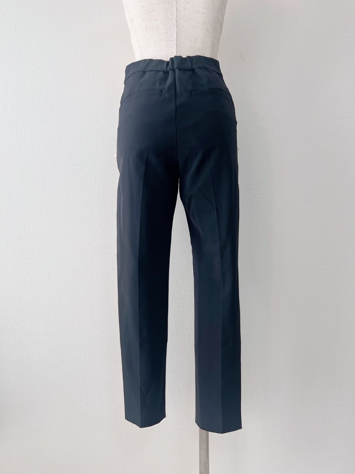 Ame no chi Hare アメノチハレ パンツ S ストレッチサイドパールパンツ