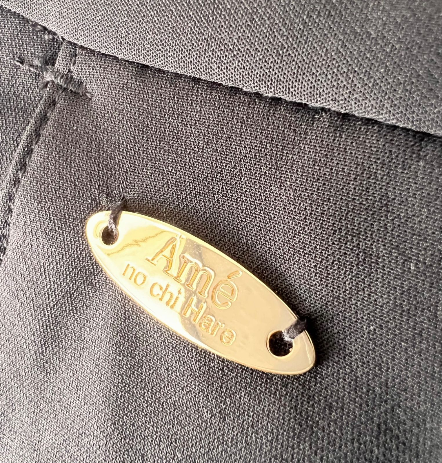 Ame no chi Hare アメノチハレ パンツ S ストレッチサイドパールパンツ