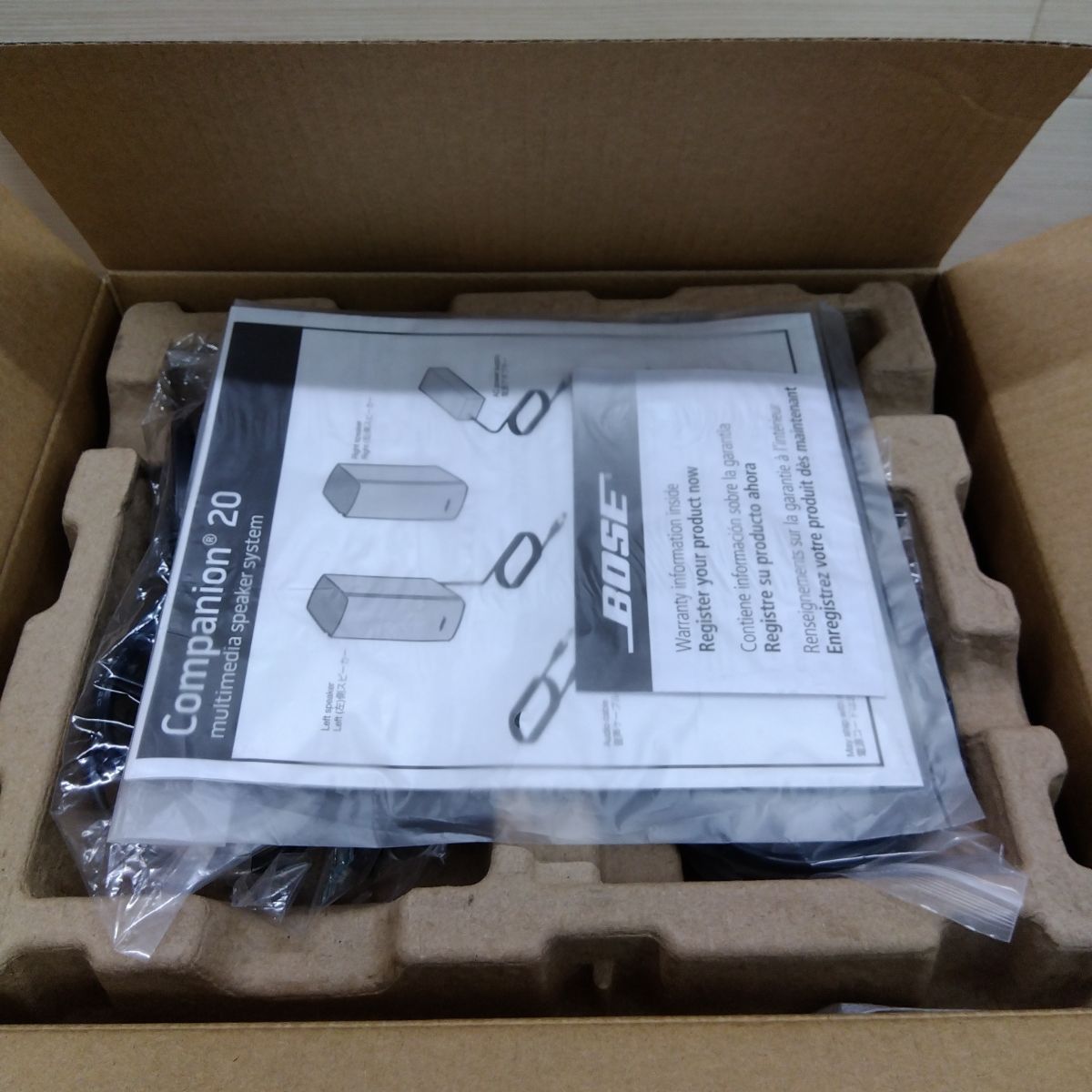 美品】BOSE ボーズ マルチメディアスピーカーシステム Companion 20