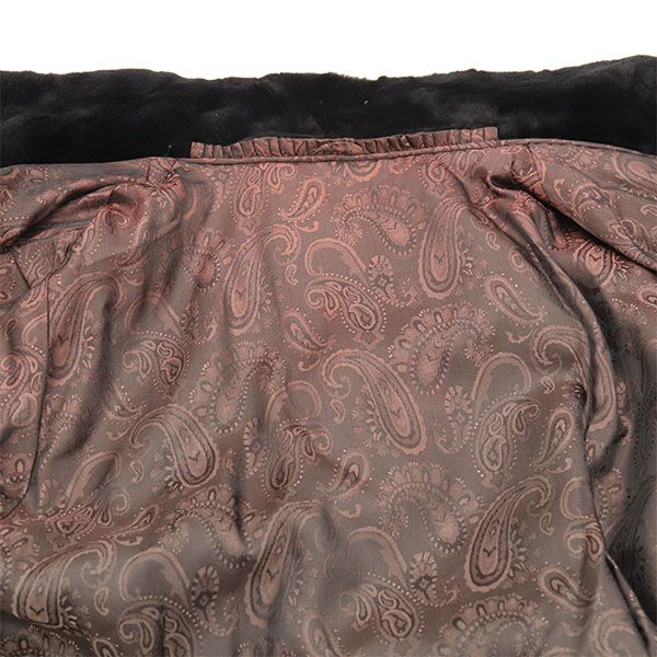 サガミンク SAGA MINK ミンク 毛皮 ファー コート ミンク ブラック