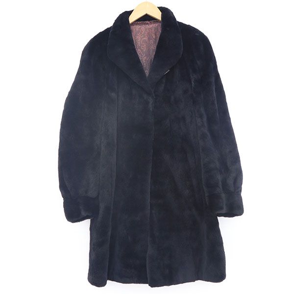 サガミンク SAGA MINK ミンク 毛皮 ファー コート ミンク ブラック
