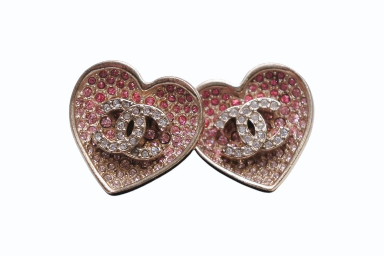 CHANEL シャネル ハートココマーク ピアス 重量約14.6g C23P刻印 GP