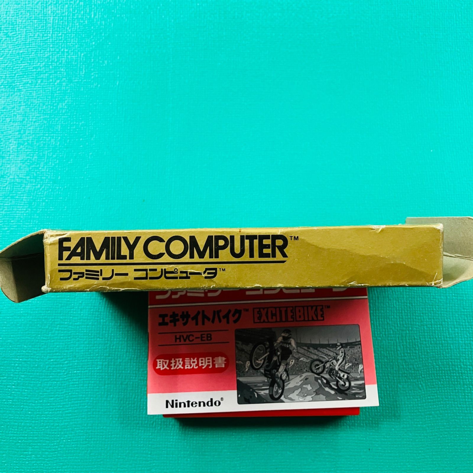 取説、カセット美品】ファミコン エキサイトバイク FC - メルカリ