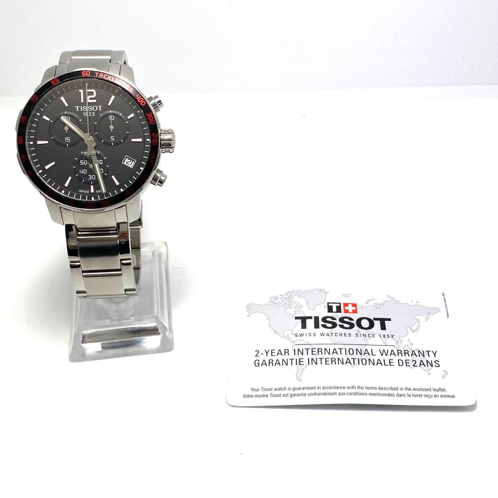 電池交換済み】腕時計 メンズ ティソ TISSOT Tスポーツ クイックスター