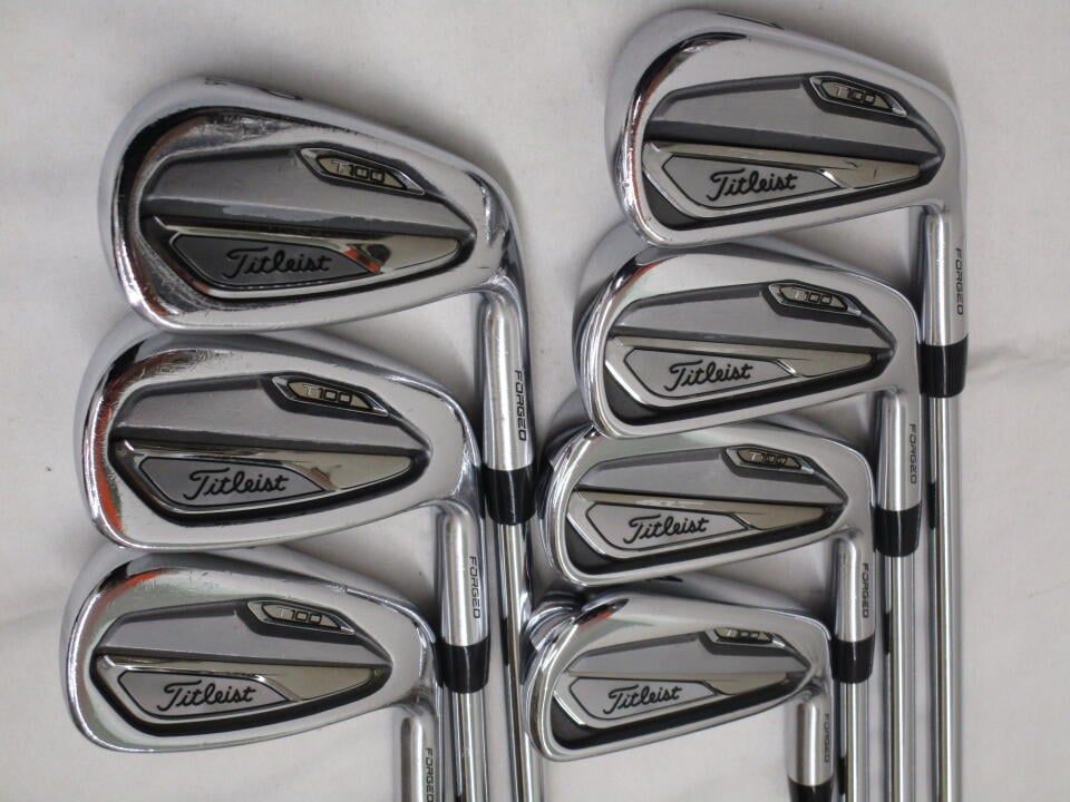 タイトリスト T100 AMT TOUR WHITE S200フレックス アイアンセット