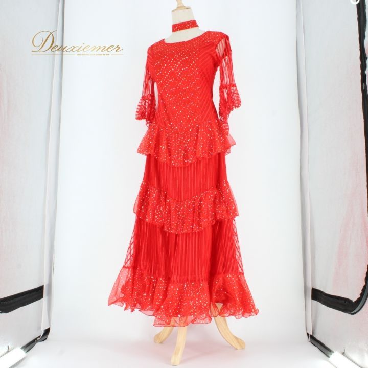 社交ダンス 衣装 スタンダード ドレス ワンピース パーティドレス