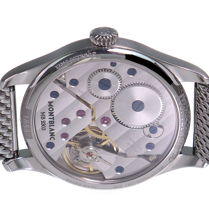 モンブラン 1858 マニュアル スモールセコンド 44mm メンズウォッチ