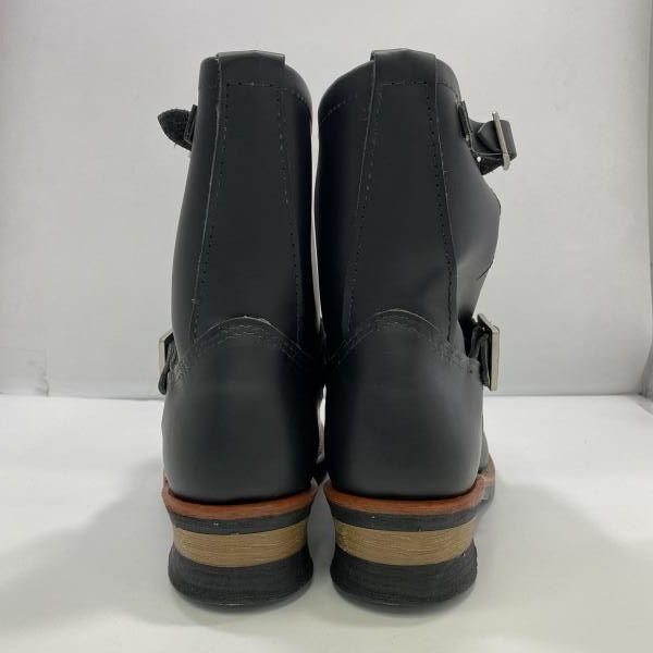中古】RED WING '09年USA製 ショートエンジニアブーツ 2976 ブラック