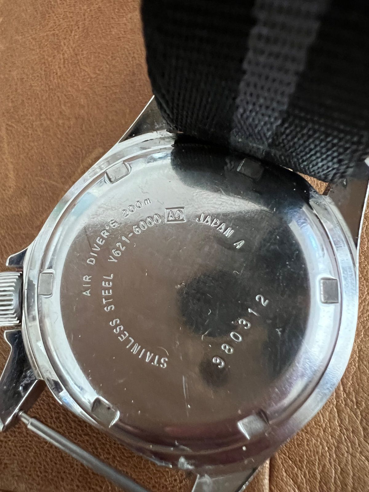  セイコー アルバ アクアギア 自動巻き ペプシ 稼働品 ボーイズサイズ Y621-6000 ミニマル 自動巻き時計 腕時計(アナログ)