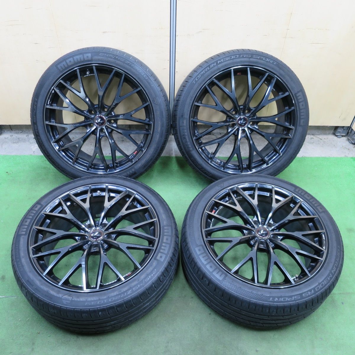 4本価格！24年☆LEONIS MX 245/45R20 MOMO TOPRUN M300 AS SPORT