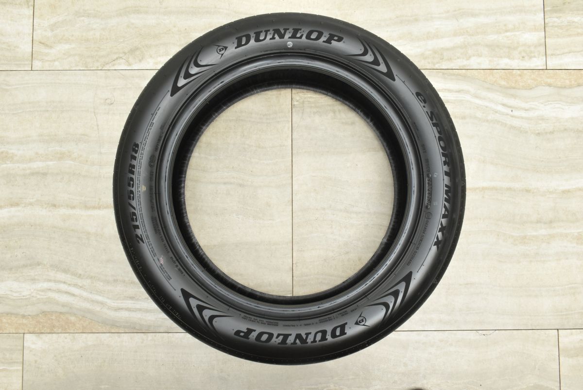 新車外し】DUNLOP e.SPORT MAXX 215/55R18 4本 2025年製造 リーフ