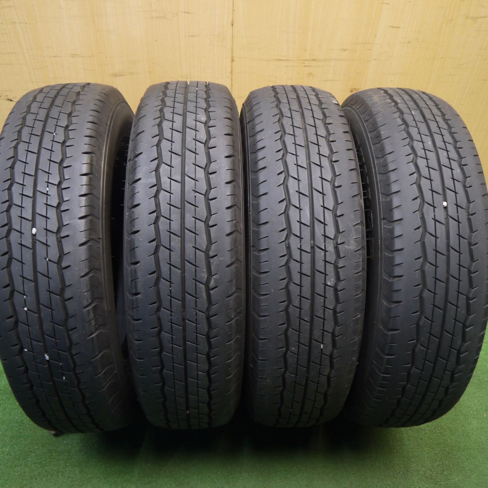23年製新車外し☆195/80R15 107/105N LT DUNLOP SP175N 4本 №B230424