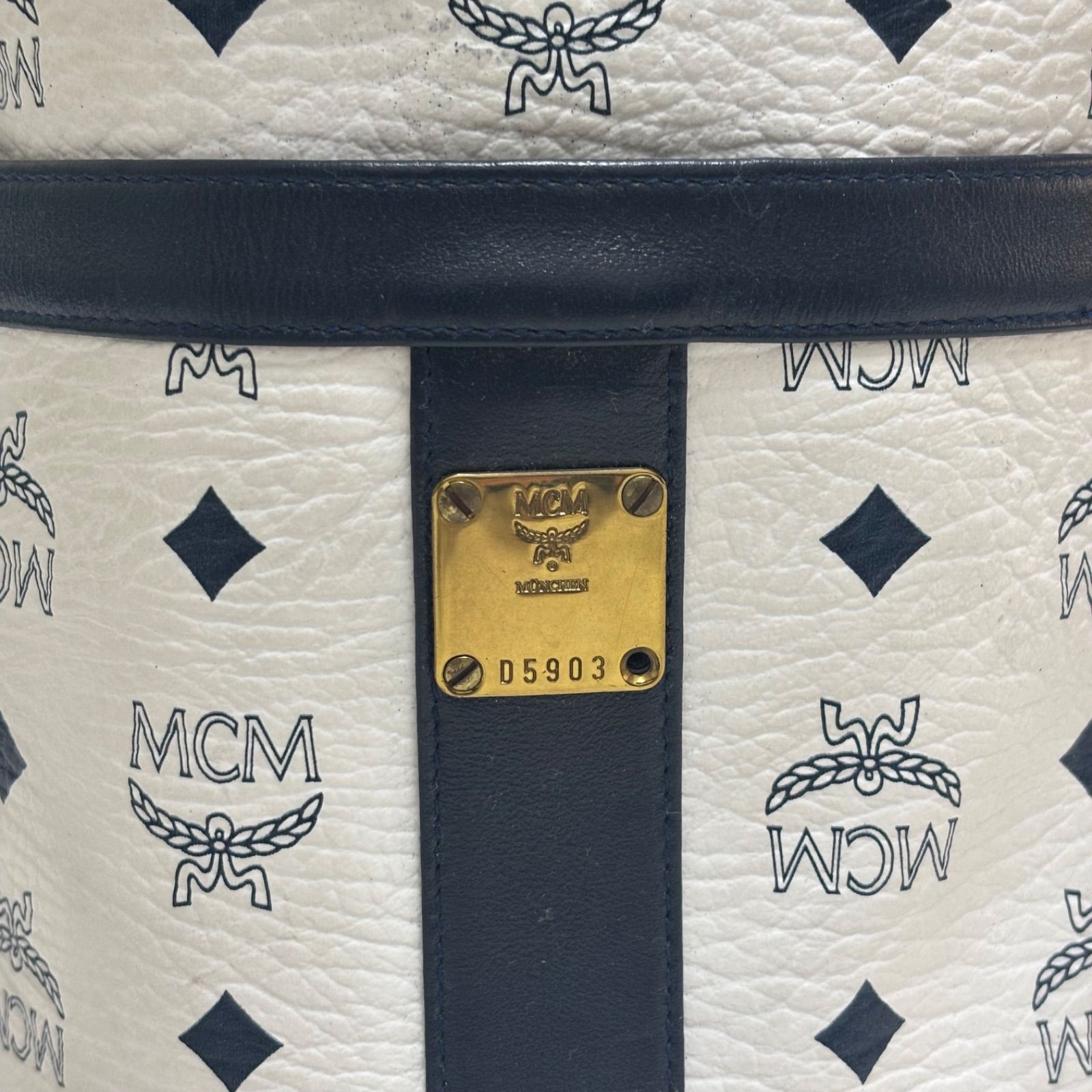 訳あり現状品 ヴィンテージ MCM エムシーエム ヴィセトス 巾着バッグ