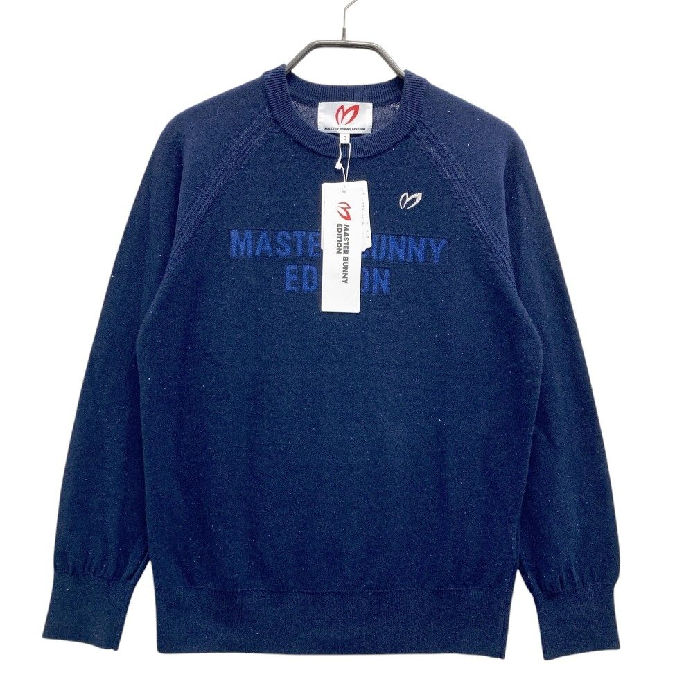 サイズ：0 MASTER BUNNY EDITION マスターバニーエディション 759-2270904 ニット セーター  ネイビー系 [240101594810] ゴルフウェア レディース ストスト サイズ：0 MASTER BUNNY EDITION マスターバニーエディション 759