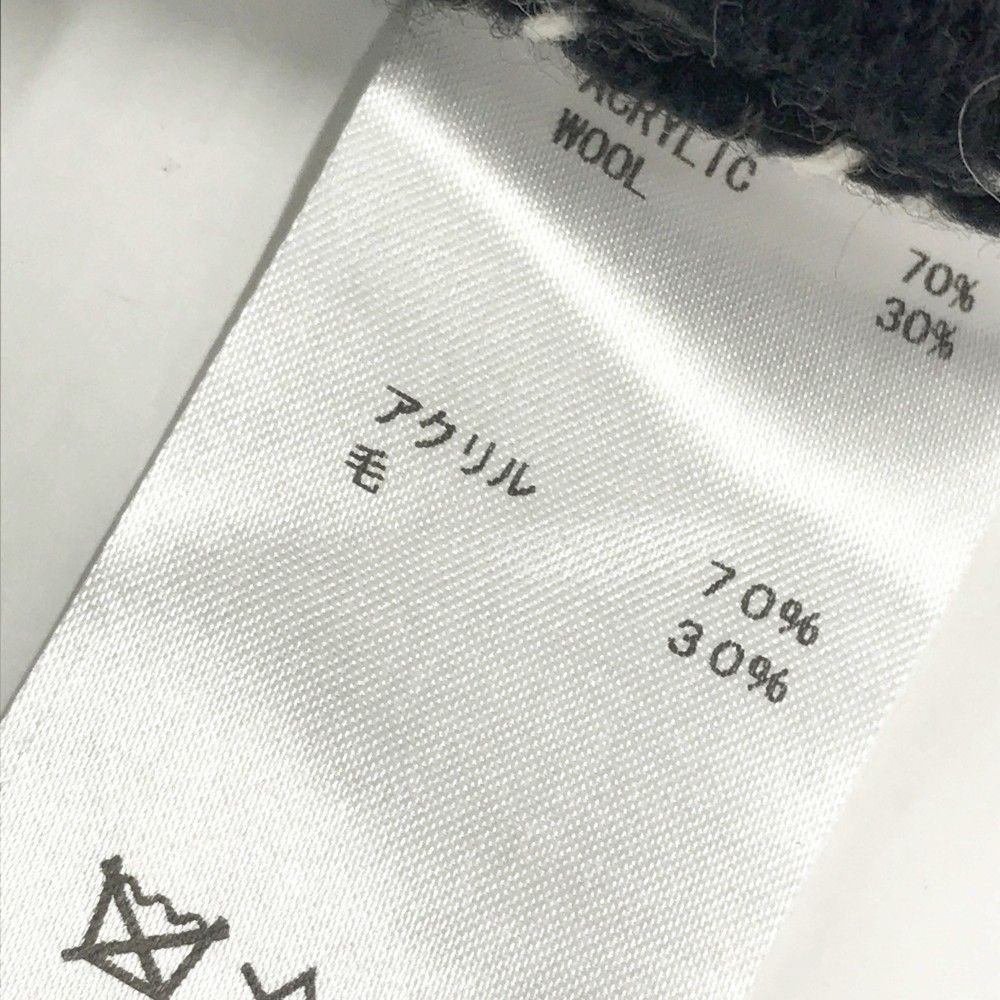 サイズ：LARGE NEW ERA ニューエラ ウール混 ニット セーター ボーダー