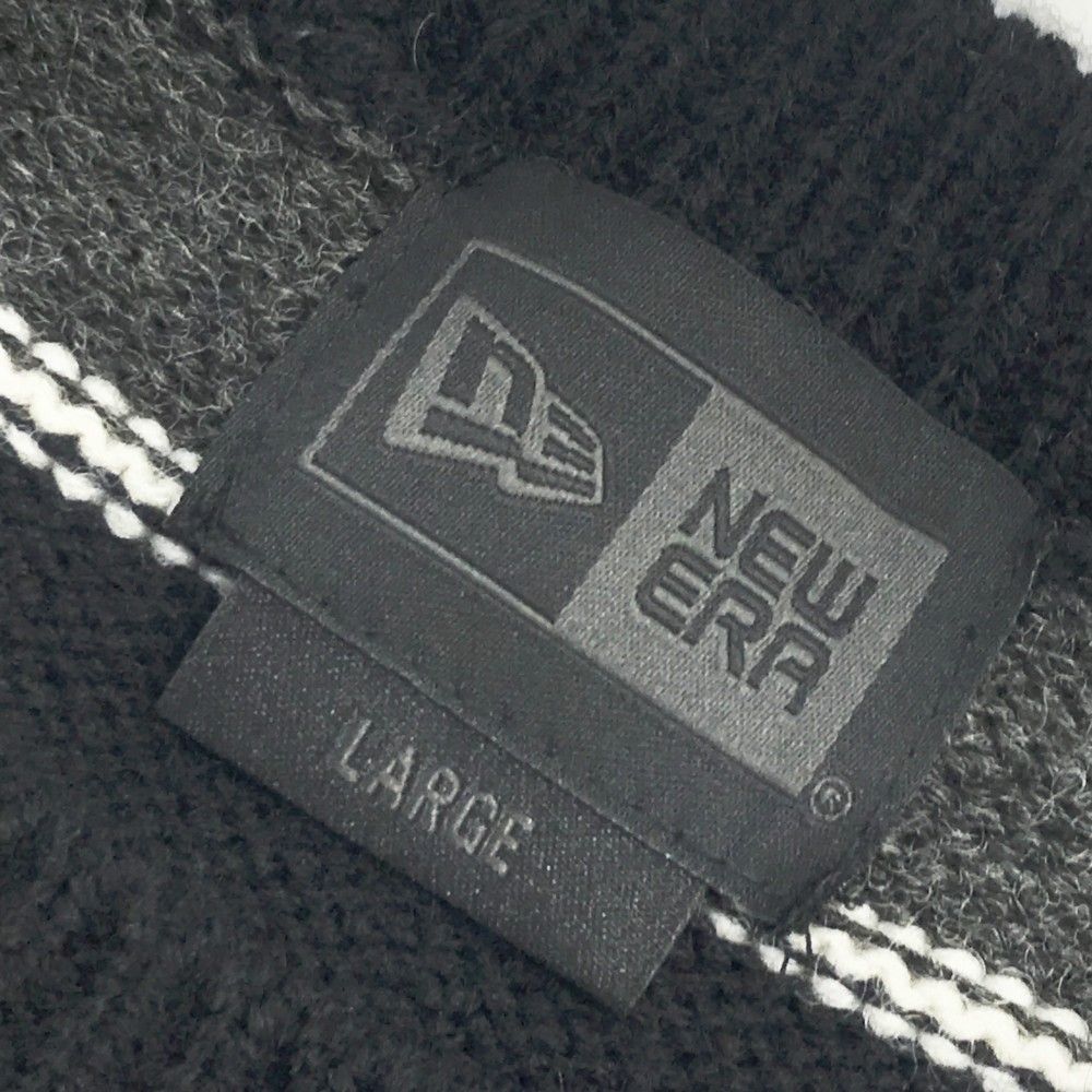 サイズ：LARGE NEW ERA ニューエラ ウール混 ニット セーター ボーダー