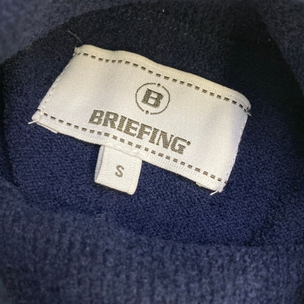 サイズ：S BRIEFING GOLF ブリーフィング 3Dロゴ タートルネック長袖