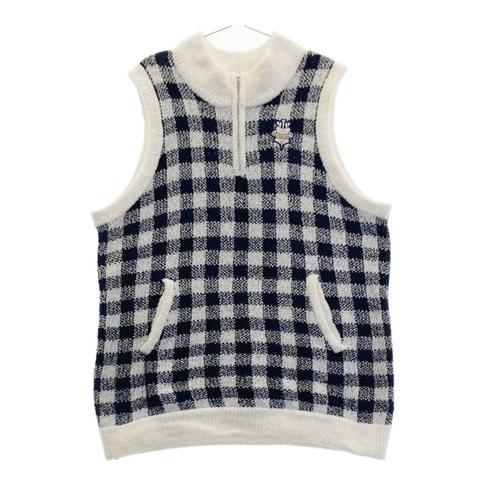 サイズ：L BEAMS GOLF ビームスゴルフ ハーフジップ ニットベスト