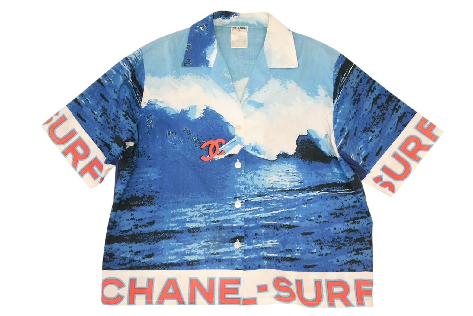 CHANEL シャネル サーフライン オープンカラーシャツ 開襟シャツ