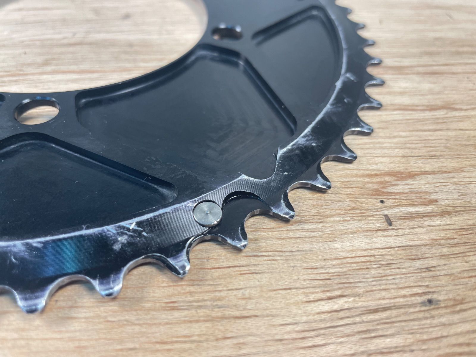 □USED□ROTOR ローター NO-Q Aero Outer Chainring BCD110 アウター