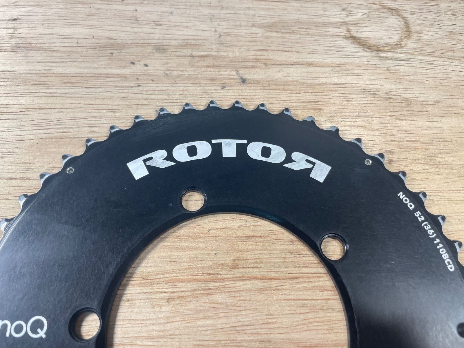 □USED□ROTOR ローター NO-Q Aero Outer Chainring BCD110 アウター