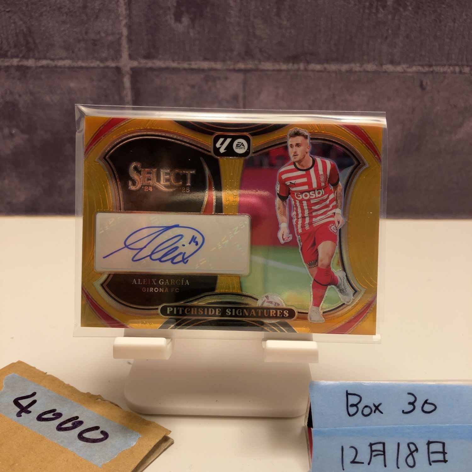 2024 Panini Select Aleix Garcia 02/10 直筆サインカード Girona FC