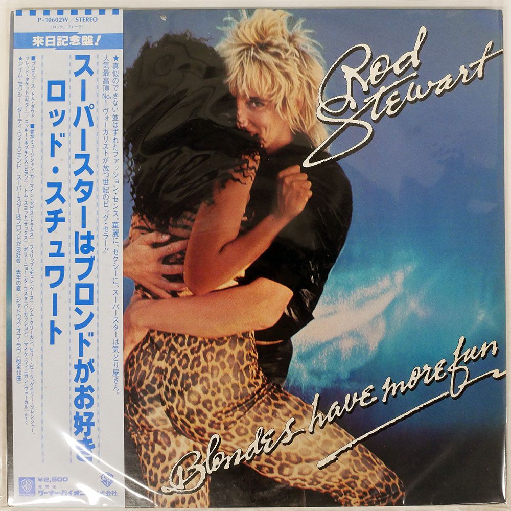 帯 国内盤 ROD STEWART/BLONDES HAVE MORE FUN/WARNER BROS. P10602W