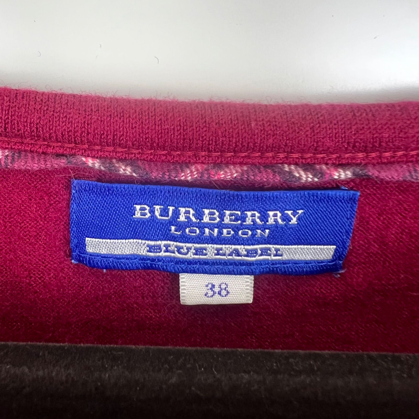 BURBERRY BLUE LABEL 00s y2k archive WOOL knit sweater 38