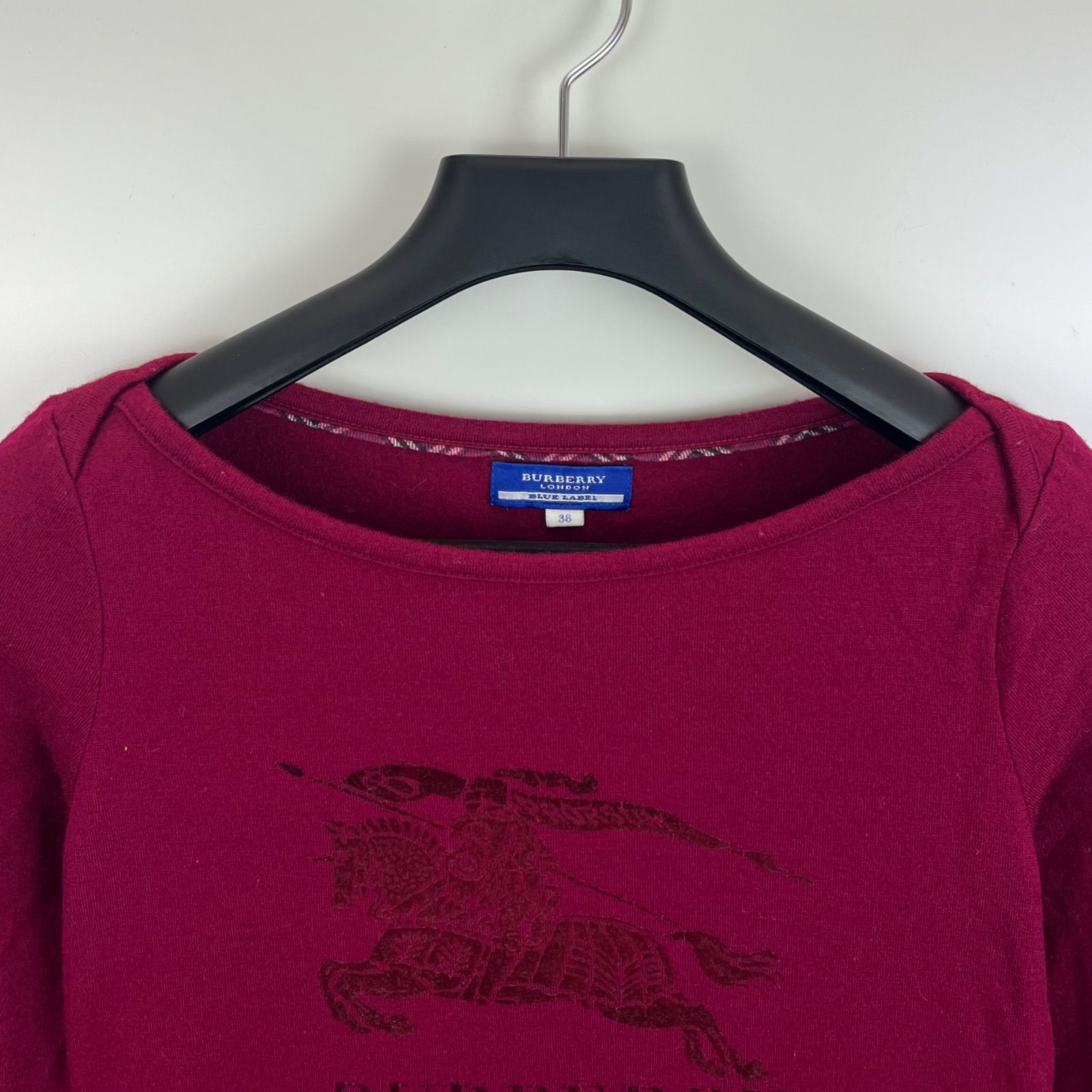 BURBERRY BLUE LABEL 00s y2k archive WOOL knit sweater 38