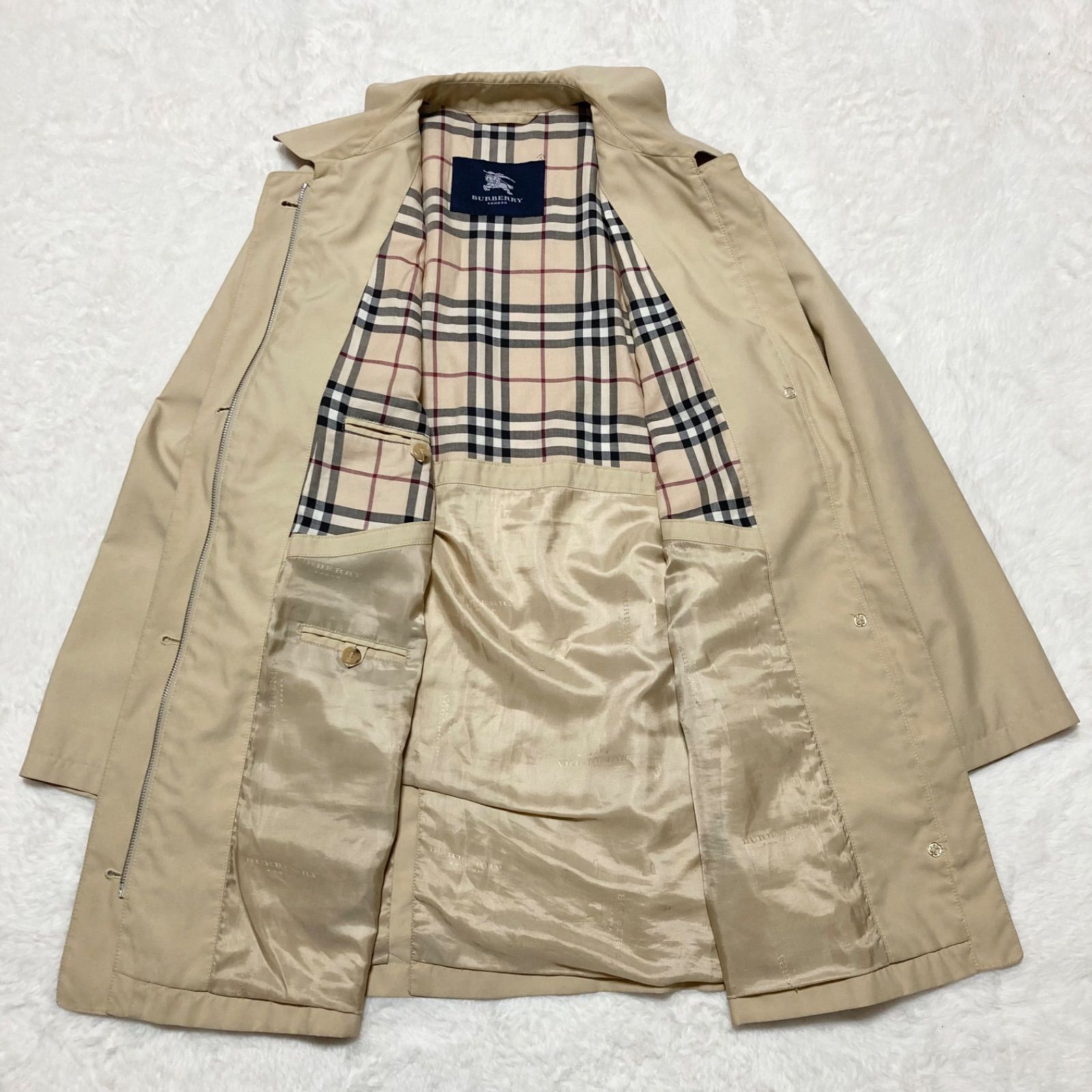 □本国ライン□BURBERRY LONDON バーバリーロンドン ステンカラー