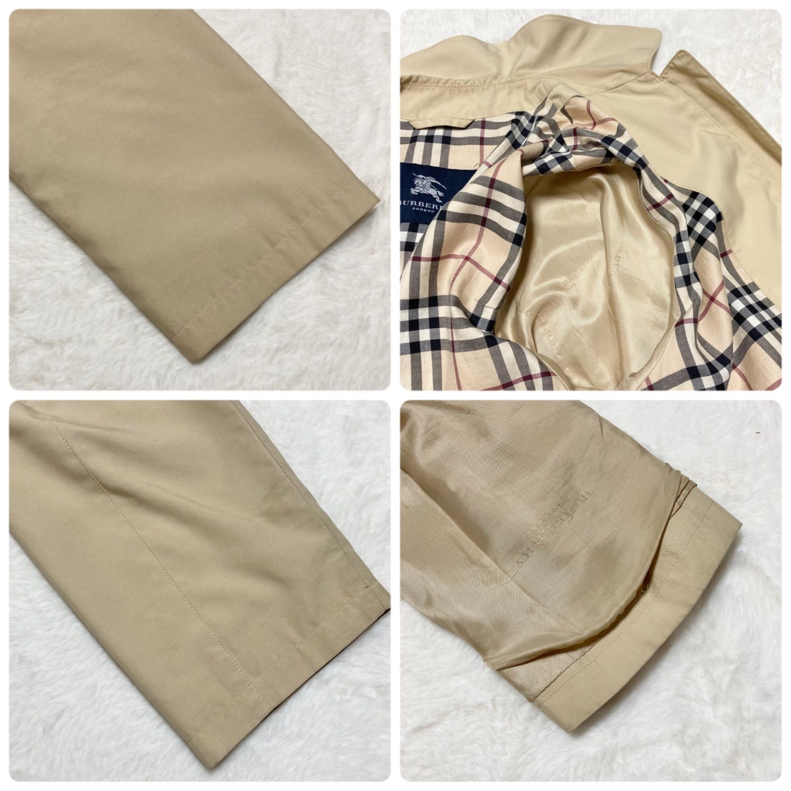□本国ライン□BURBERRY LONDON バーバリーロンドン ステンカラー