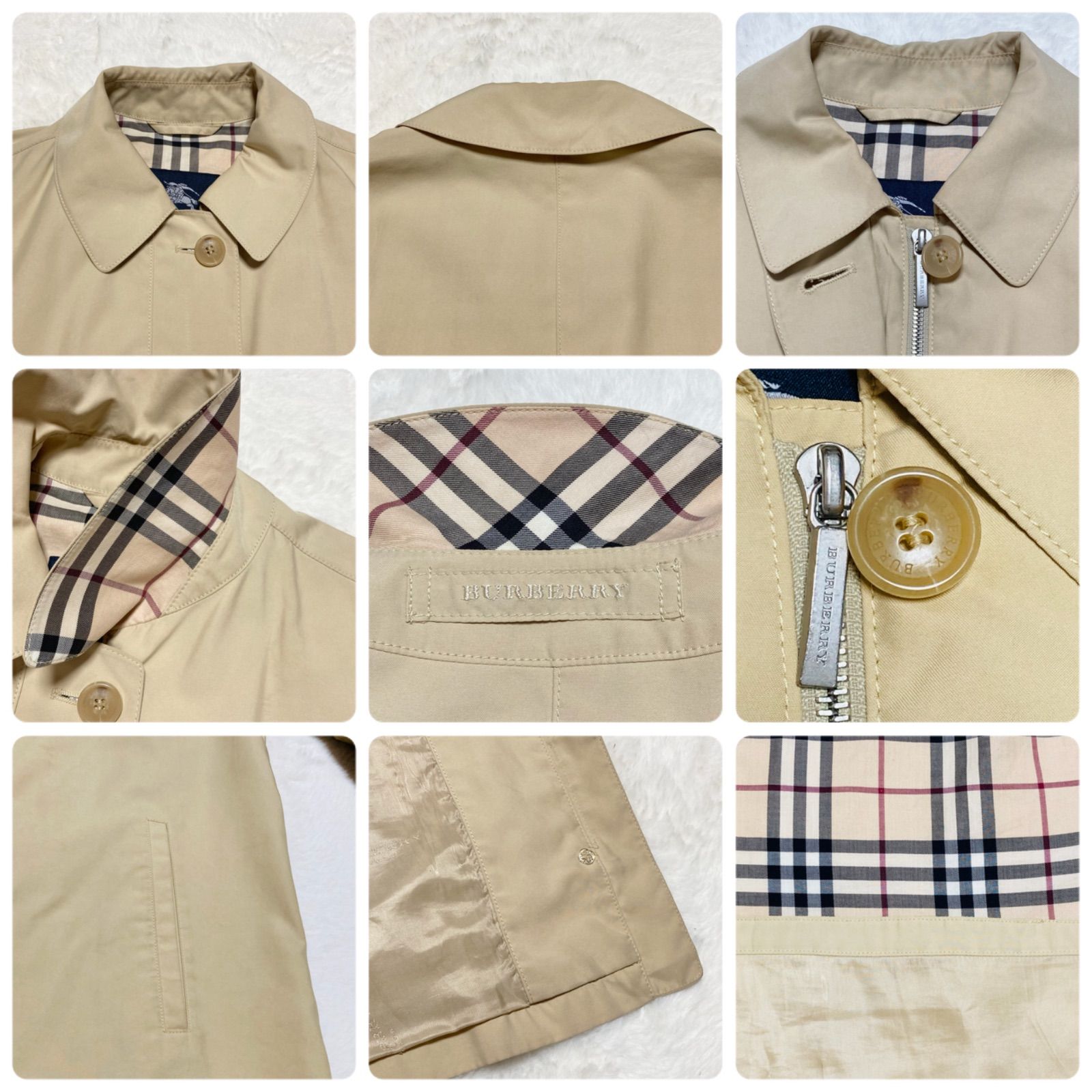 □本国ライン□BURBERRY LONDON バーバリーロンドン ステンカラー