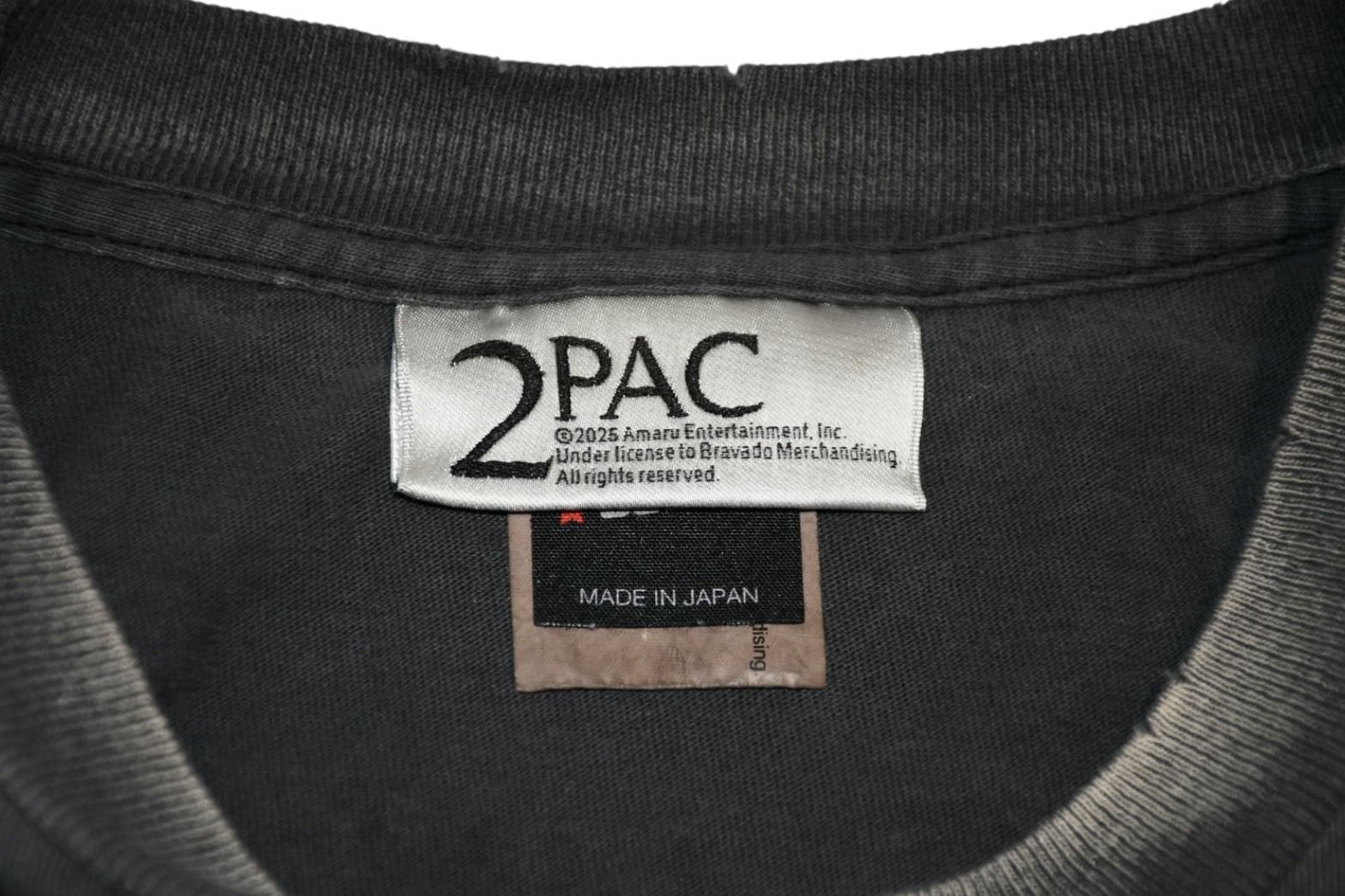 SAINT MICHAEL セントマイケル 2pac Tシャツ チャコールグレー サイズL