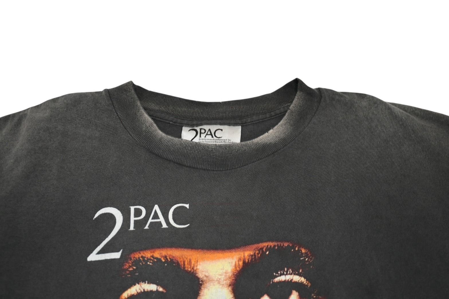 SAINT MICHAEL セントマイケル 2pac Tシャツ チャコールグレー サイズL