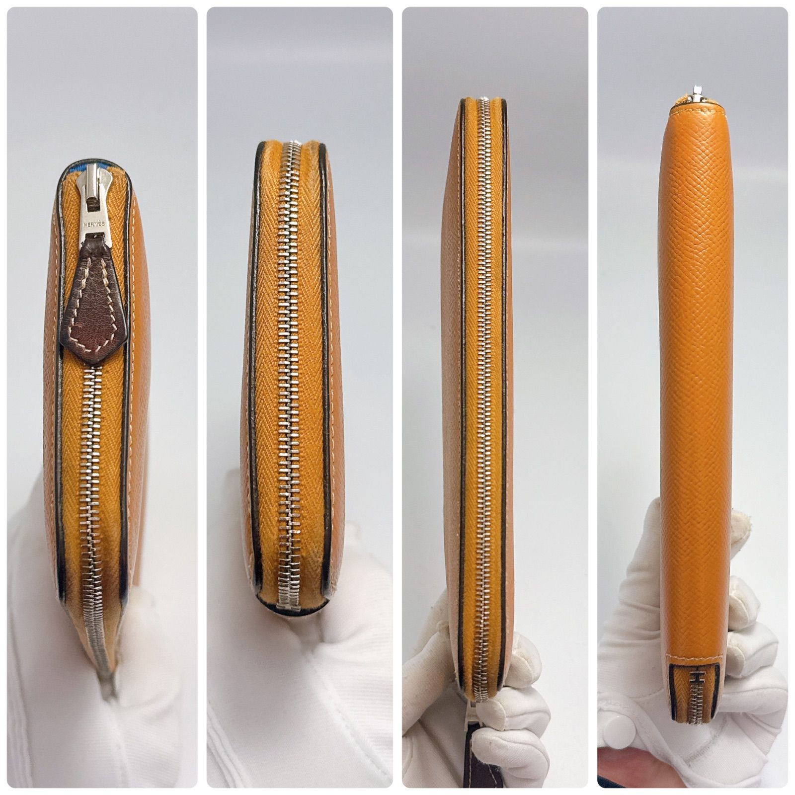 HERMES エルメス アザップ シルクイン ゴールド A刻印 ラウンド