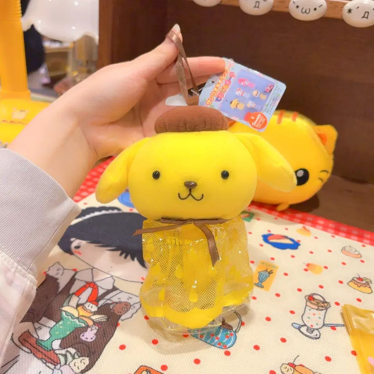 クラシック Sanrio ポムポムプリン ポーチ ぬいぐるみ - メルカリ