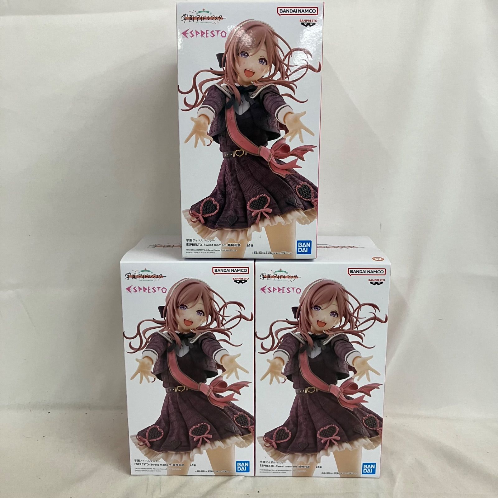 未開封 学園アイドルマスター ESPRESTO 姫崎莉波 フィギュア 3個セット