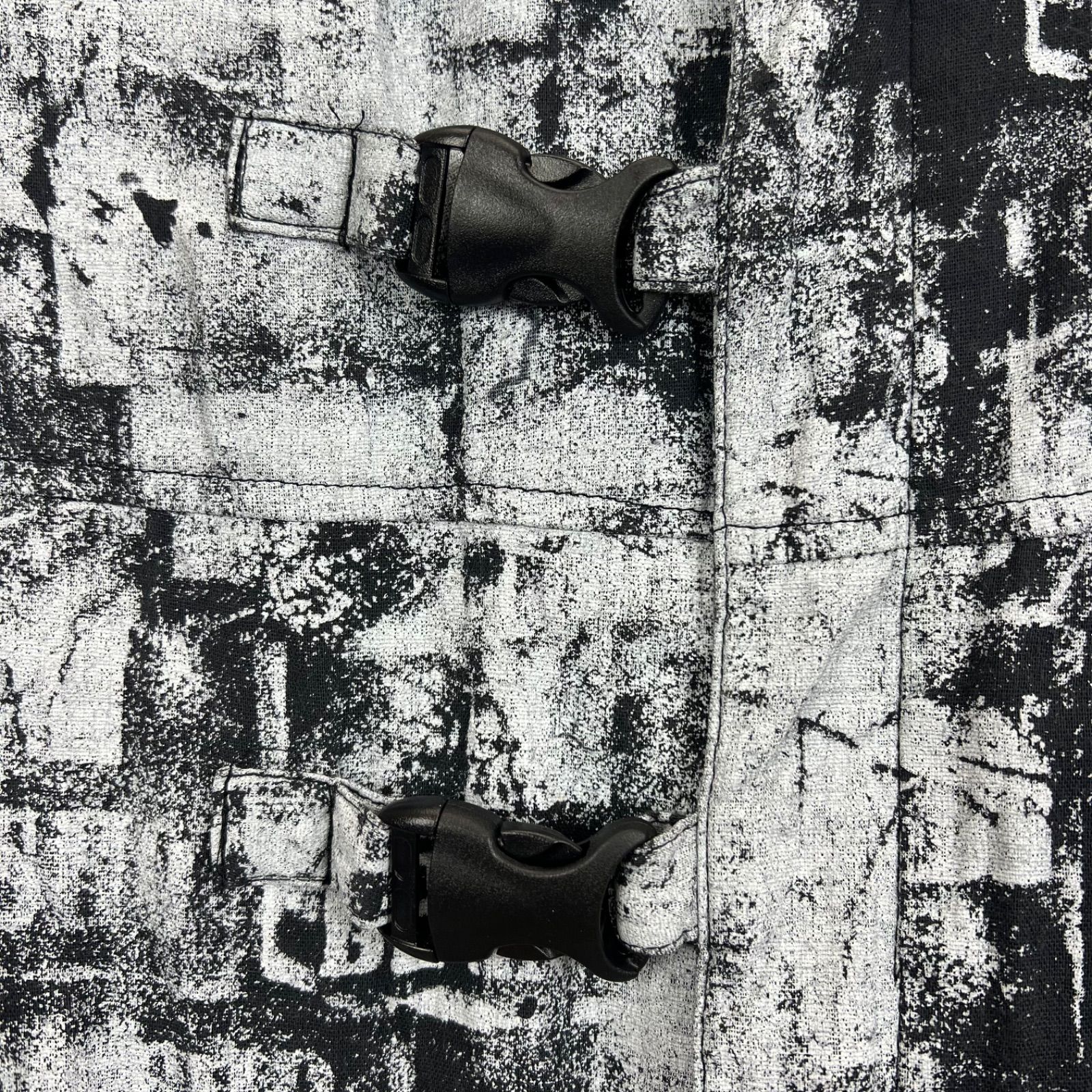 BERNINGS SHO 00s y2k archive strap zip jacket M バーニングショウ