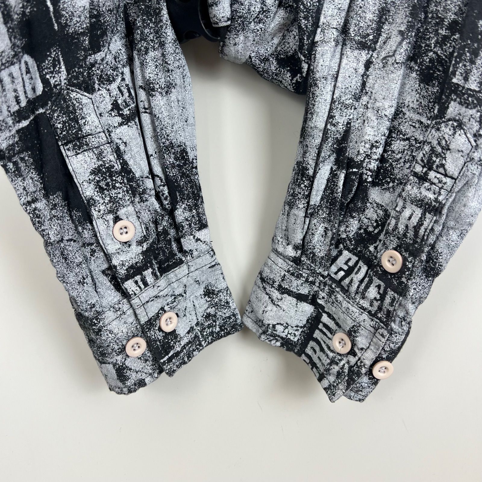 BERNINGS SHO 00s y2k archive strap zip jacket M バーニングショウ