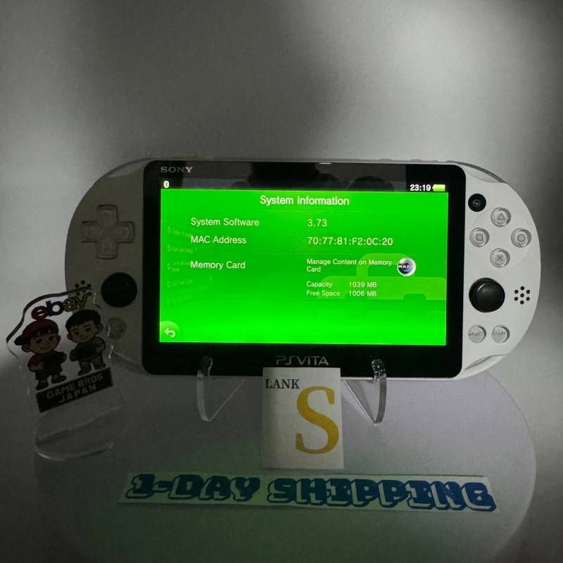 PS Vita PCH-2000 ZA22 Glacier White 動作確認済み グレイシャー
