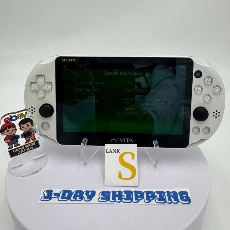 PS Vita PCH-2000 ZA22 Glacier White 動作確認済み グレイシャー