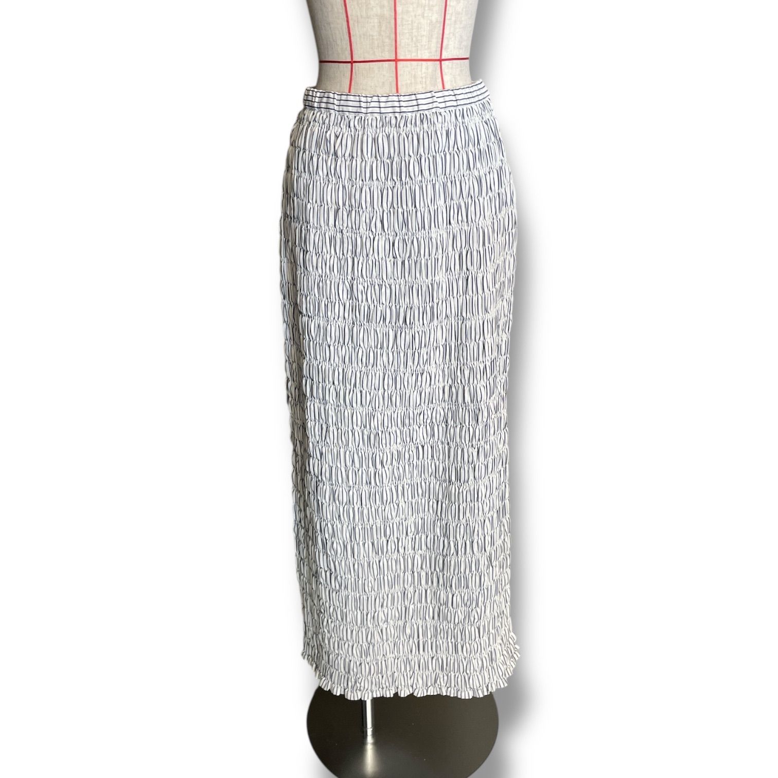 ne Quittez pas ヌキテパ Poplin Shirring Skirt ポプリンシャーリング