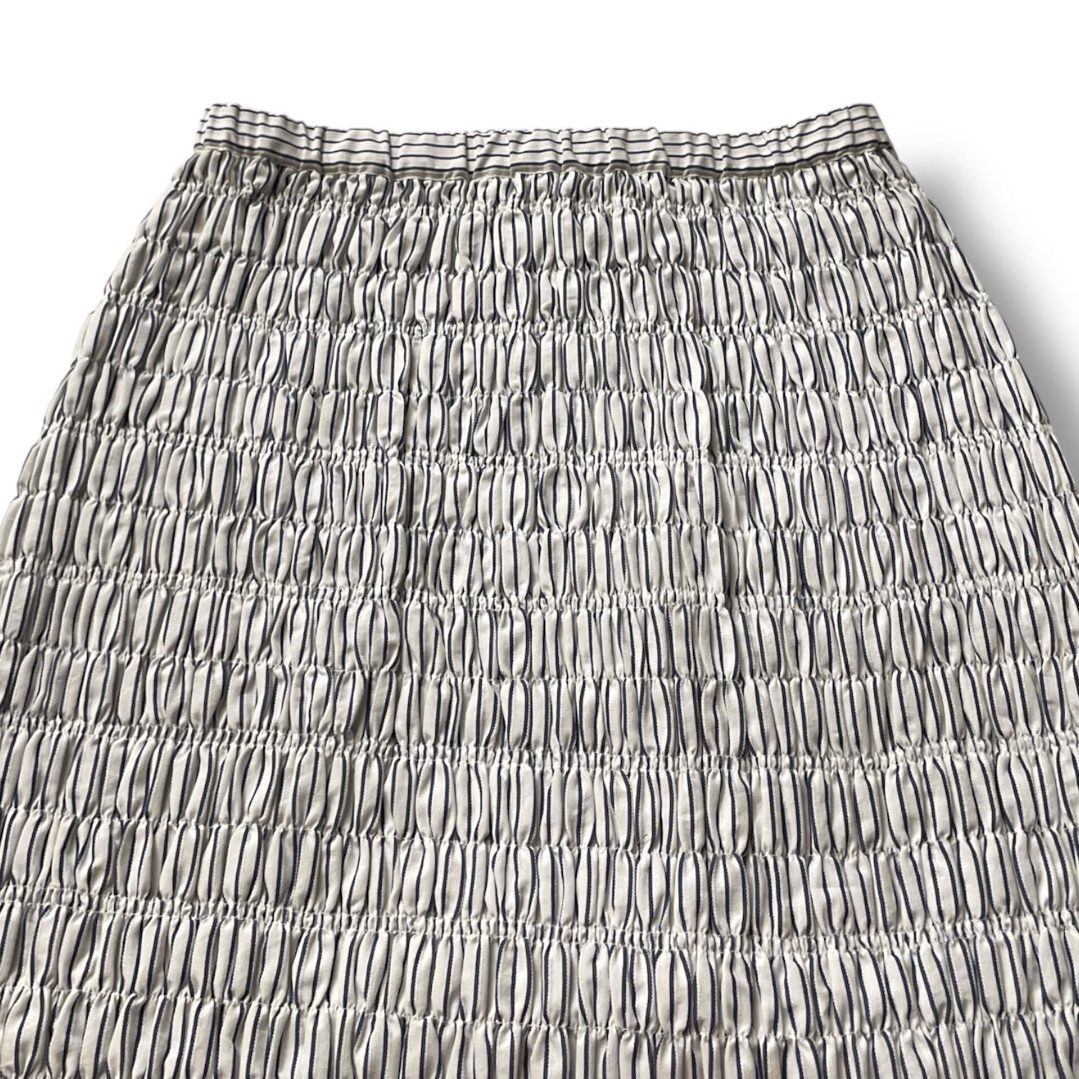 ne Quittez pas ヌキテパ Poplin Shirring Skirt ポプリンシャーリング