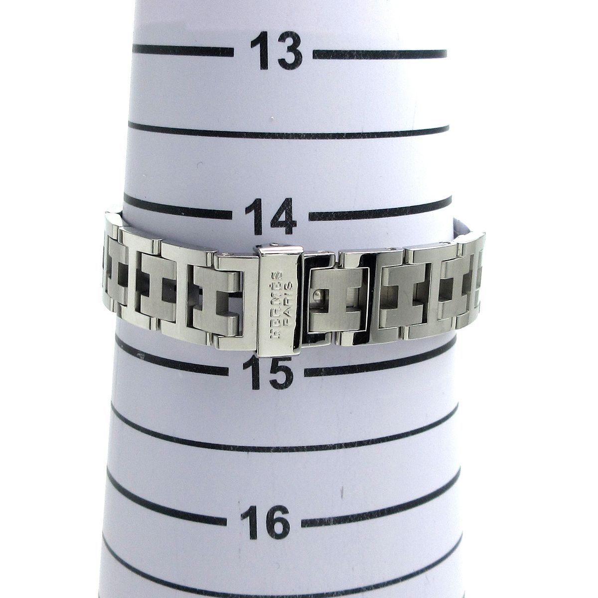 HERMES エルメス クリッパー レディース Dバックル 白文字盤 CL4.210