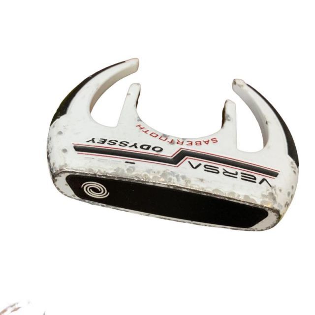 中古】 オデッセイ VERSA SABERTOOTH ホワイト 35インチ パター PT