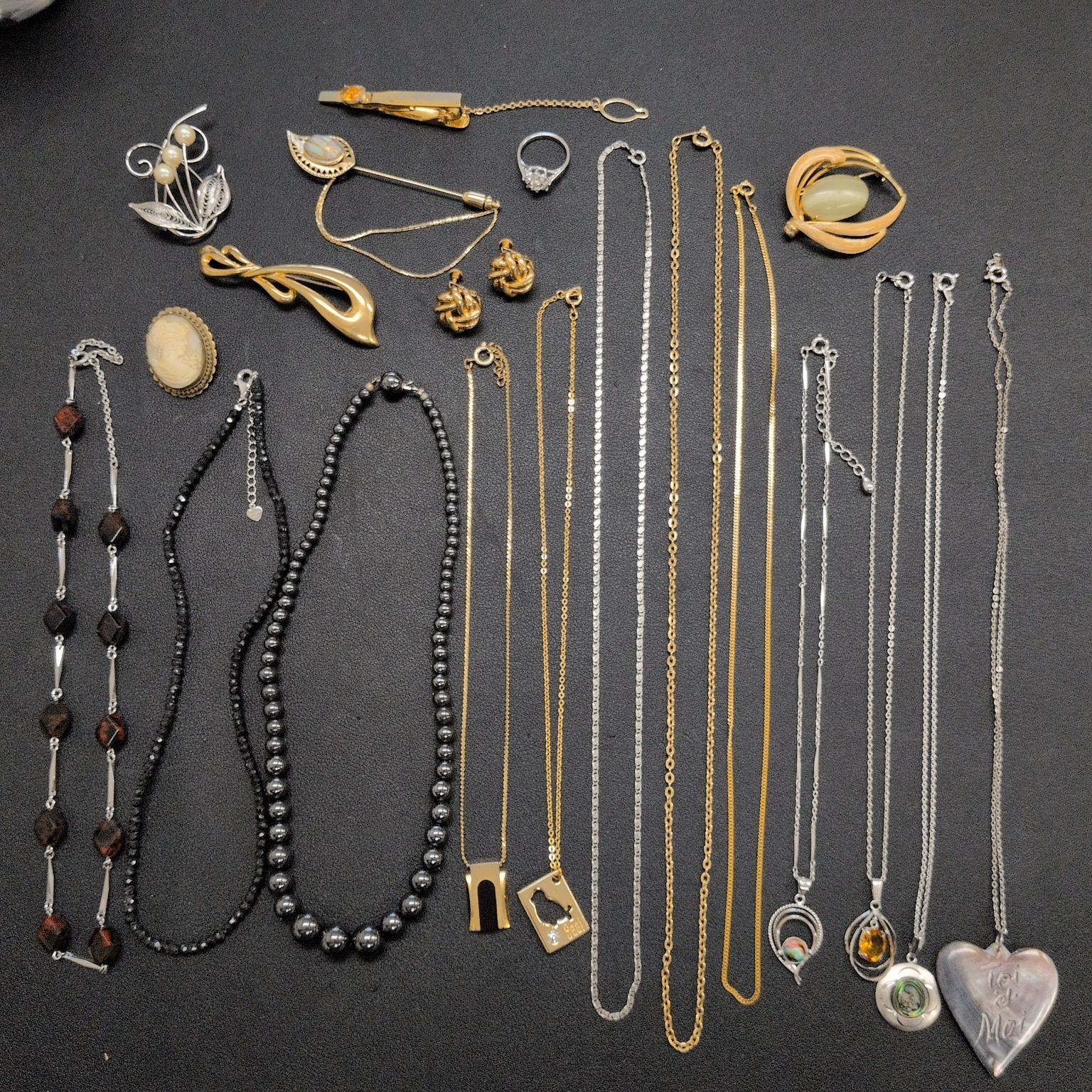 遺品整理まとめて□75】ジュエリー 20点 SILVER K18GF ネックレス