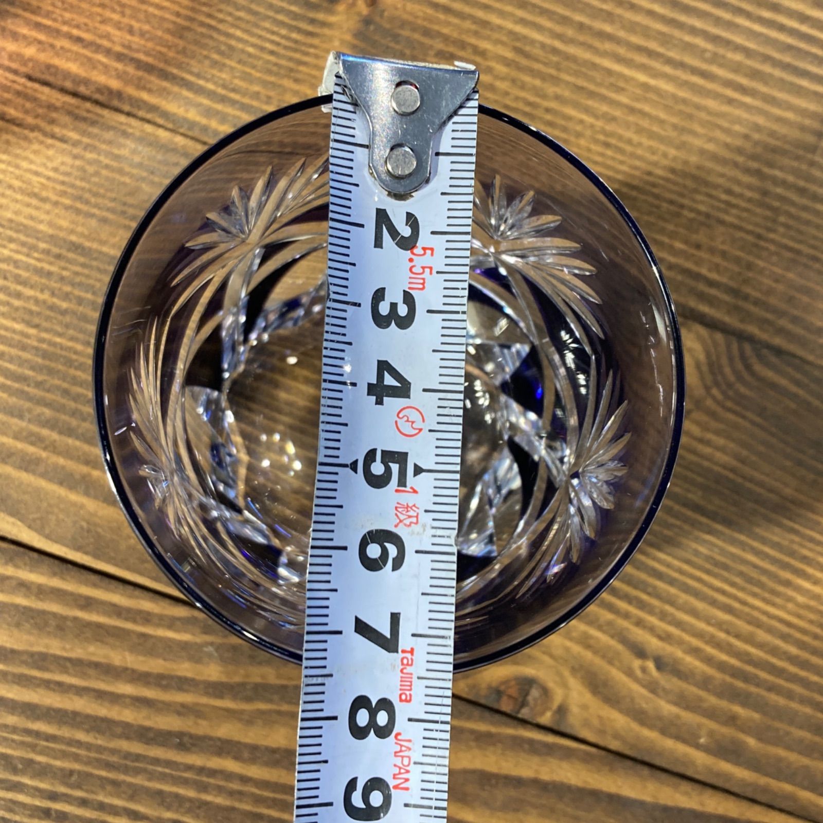 MP166) KAGAMI CRYSTAL カガミクリスタル サンクラール 切子 ロック